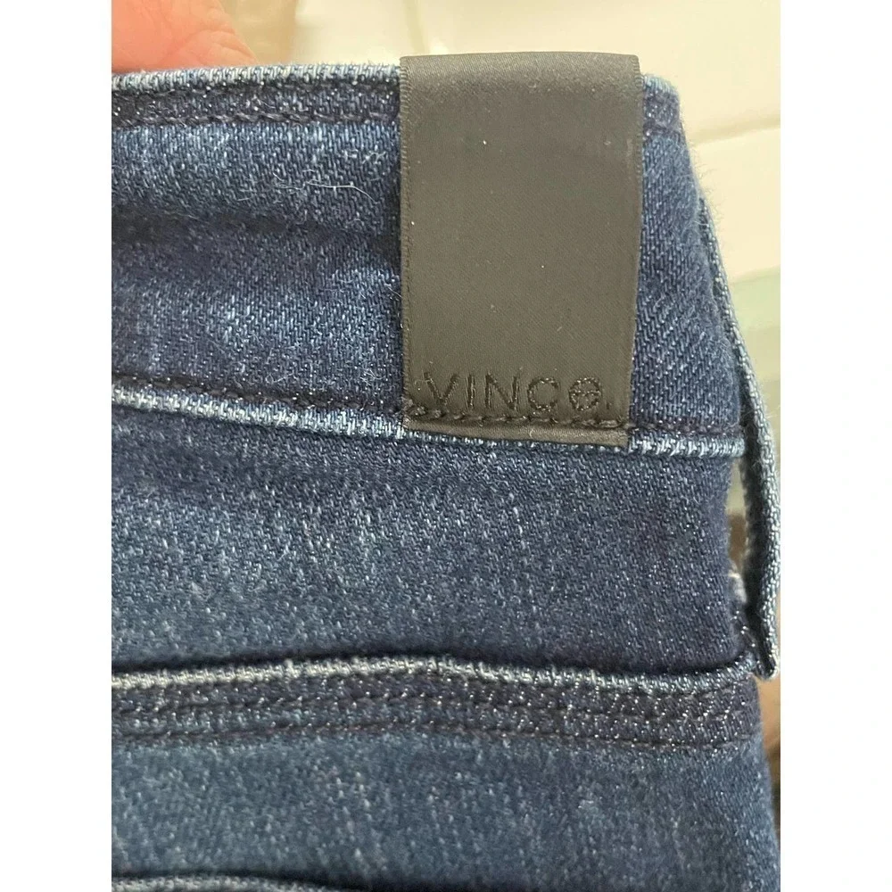 Vince High Rise Skinny Dark Optic Blue Sz 27 Women's Jeans